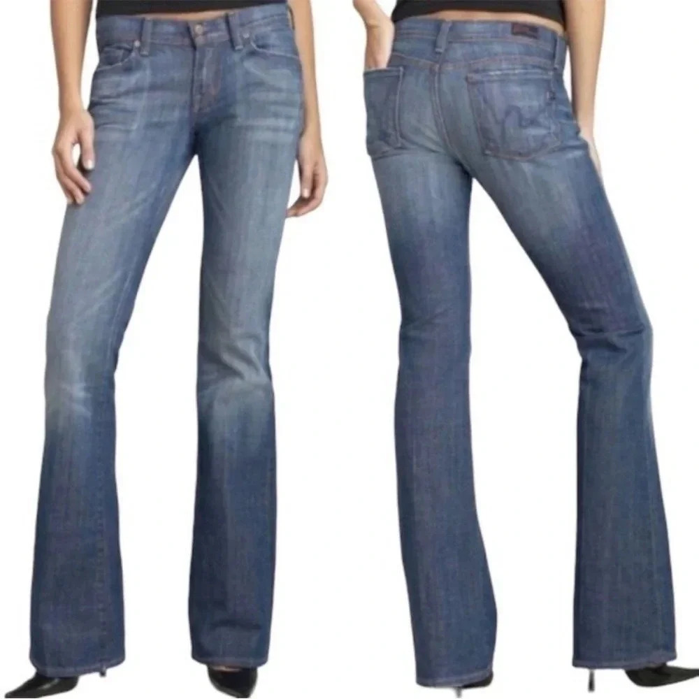 Citizens Of Humanity Low Waist Flare Leg Ingrid Jeans 29
